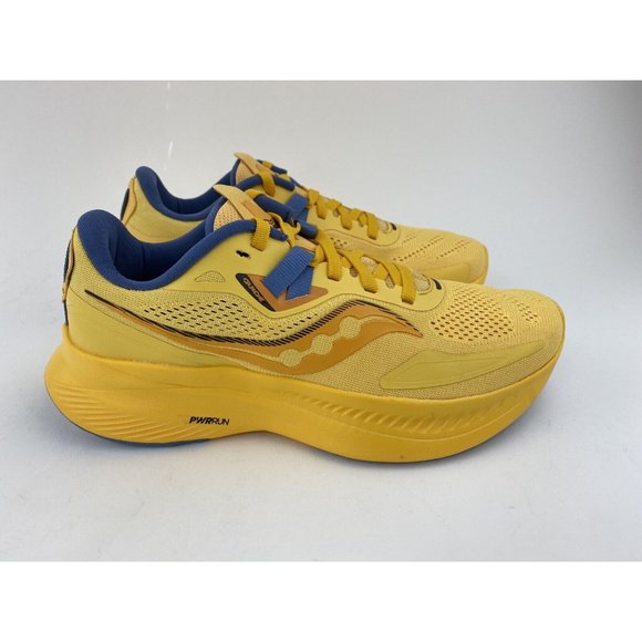 NEW Saucony Guide 15 Gold Summit Women's Running Shoes Yellow Sneakers - Picture 7 of 12